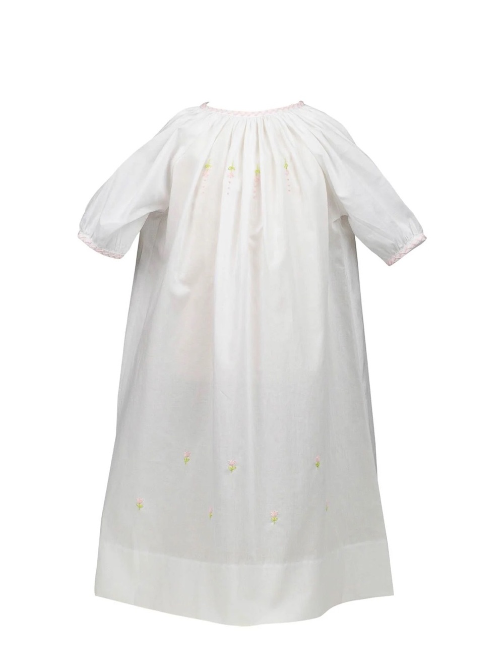 Waverly Gown White with Flowers